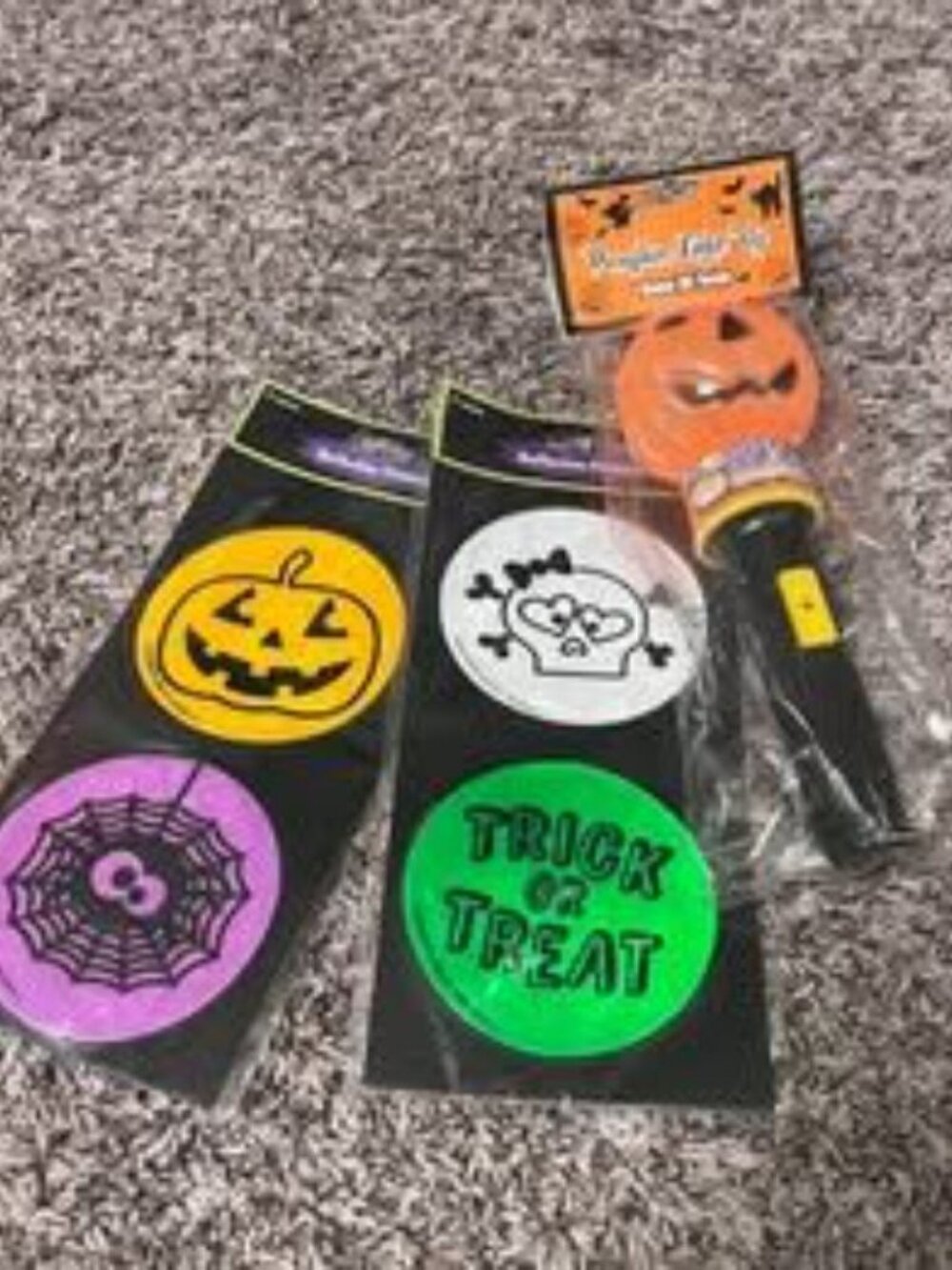 NEW Pumpkin Flashlight & Reflective Stickers